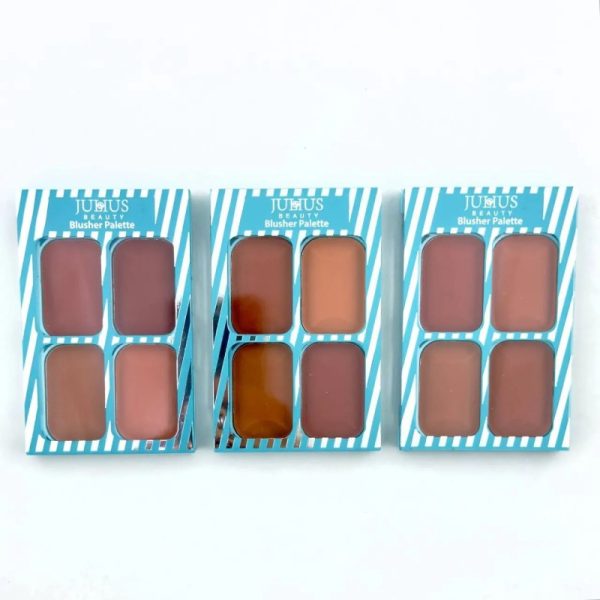 پالت رژگونه چهار رنگ ژولیوس بیوتی