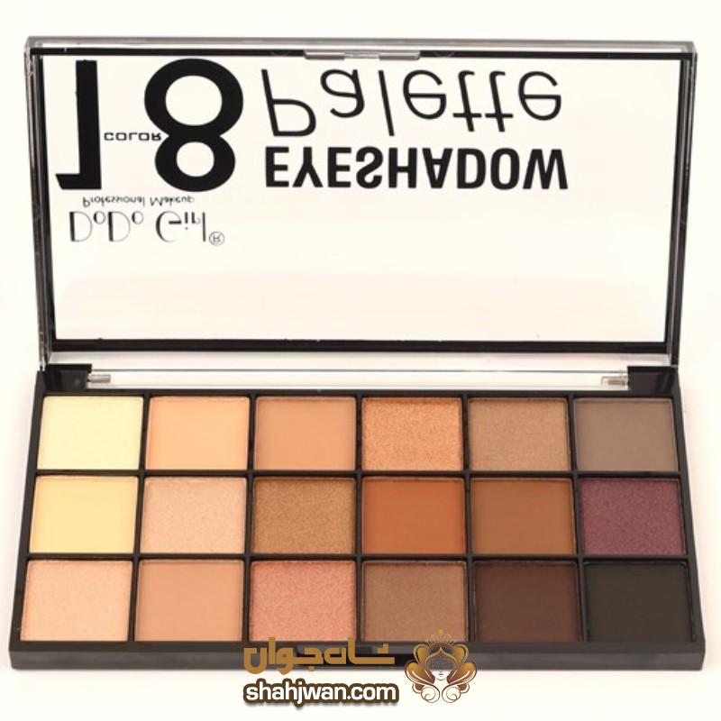 شاه جوان 85 پالت سایه چشم ۱۸ رنگ دودوگرل DoDo Girl پالت سایه چشم ۱۸ رنگ دودوگرل DoDo Girl